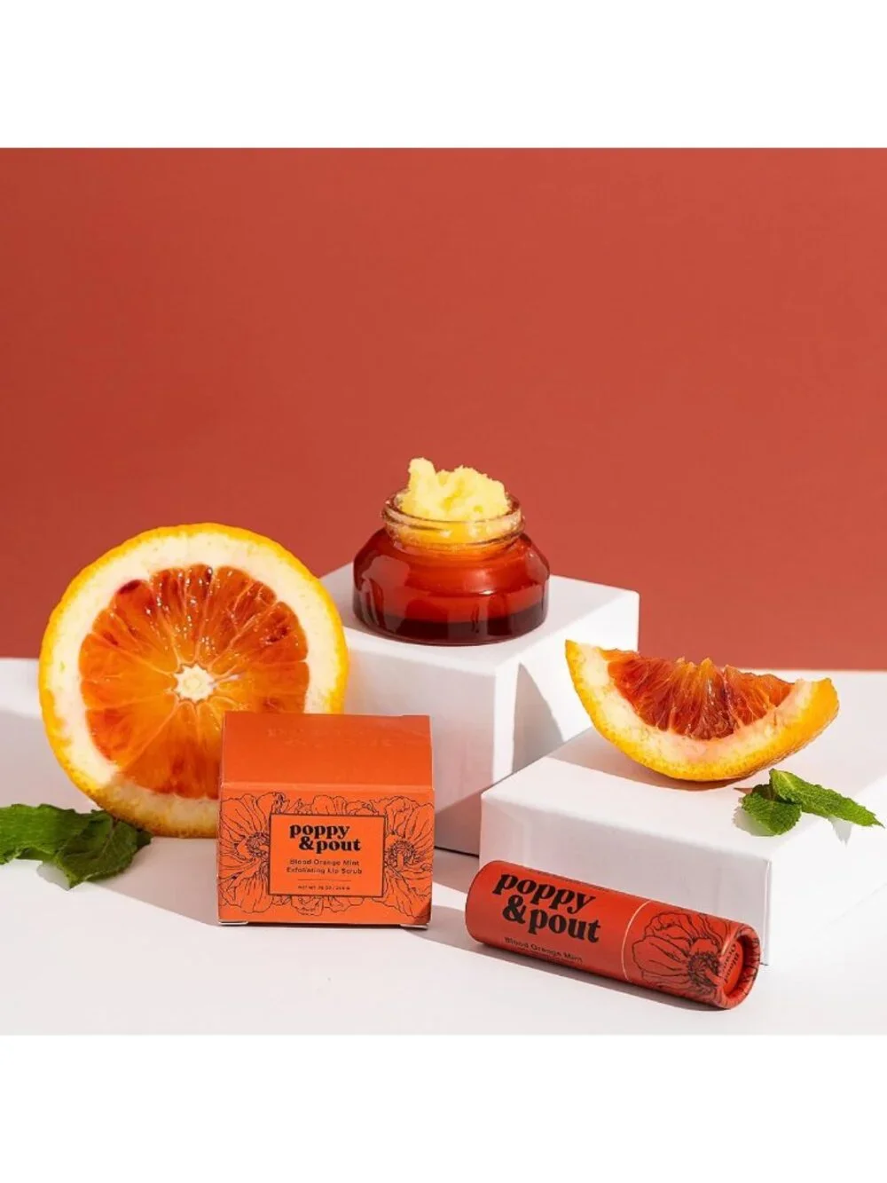 Natural Lip Care Set | Exfoliating Lip Scrub & Balm in Eco-Friendly Packaging